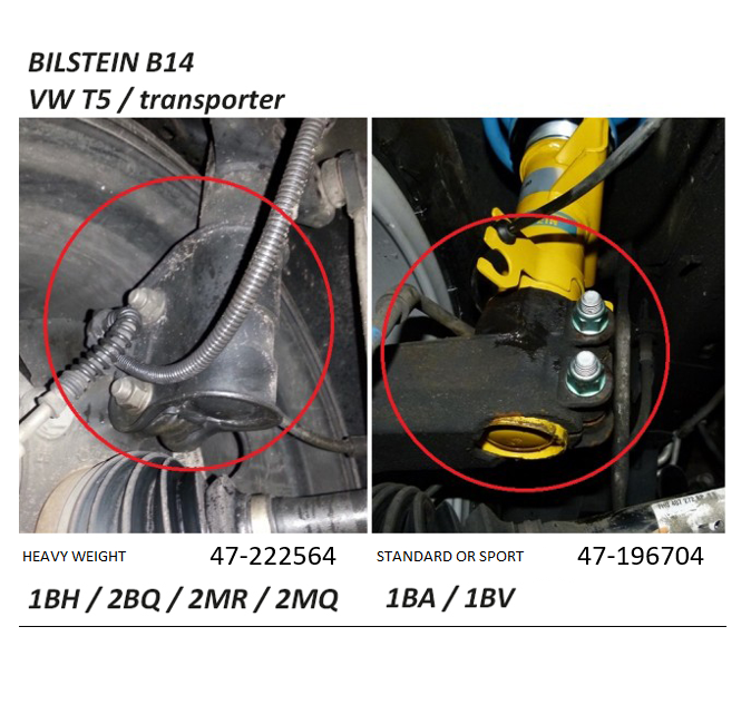 Bilstein VW Transporter T5/T6 B14 Coilover